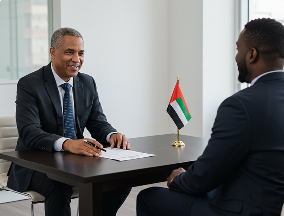 Two hr experts in a meeting